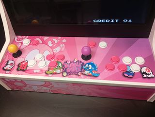 Bartop Arcade Bubble Bobble Rosa