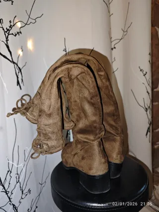 Botas Zara Talla 40 Marrones