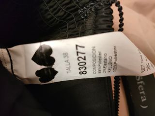 Vestido fiesta negro y verde