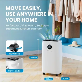 Deshumidificador Eléctrico TECXERLLON 15L Blanco