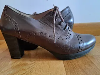 Zapatos de tacón mujer marrones