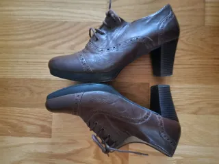 Zapatos de tacón mujer marrones