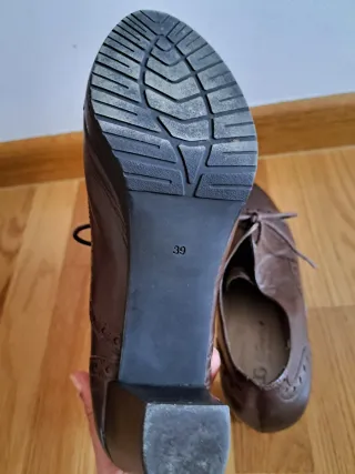 Zapatos de tacón mujer marrones