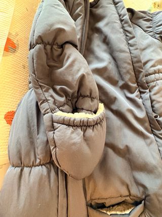 Abrigo saco bebé para coche azul marino