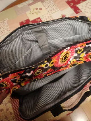 Bandolera Evitta Flores Multicolor