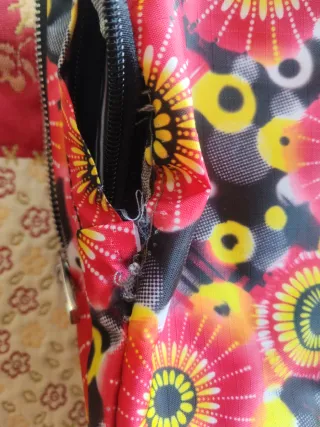 Bandolera Evitta Flores Multicolor