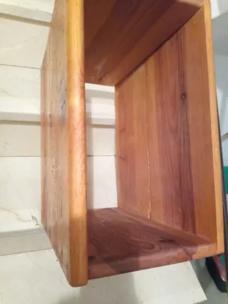 Cajón de madera rústico 39x26x36