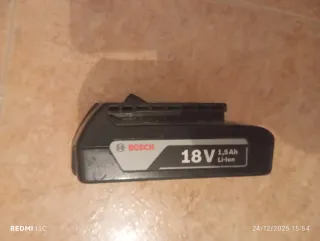 Taladro Profesional Percutor Bosch+2 baterías 18V