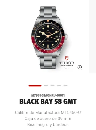 Reloj Tudor Black Bay 58 GMT