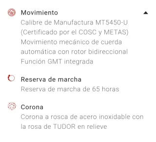 Reloj Tudor Black Bay 58 GMT