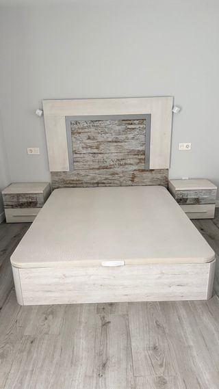 Cama Canapé 150cm + 2 Mesillas + 2 comodas