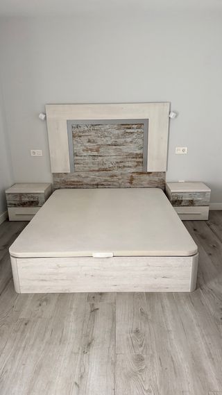 Cama Canapé 150cm + 2 Mesillas + 2 comodas
