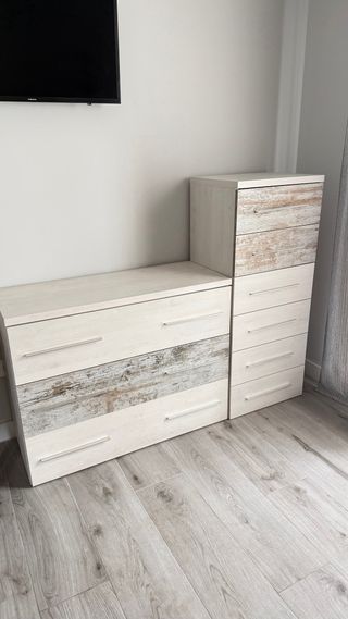 Cama Canapé 150cm + 2 Mesillas + 2 comodas