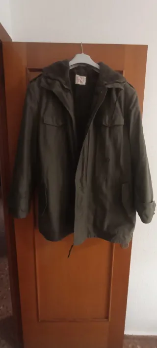 Chaqueta militar verde