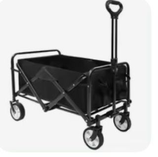 Carro plegable negro