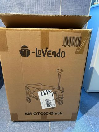 Carro plegable negro