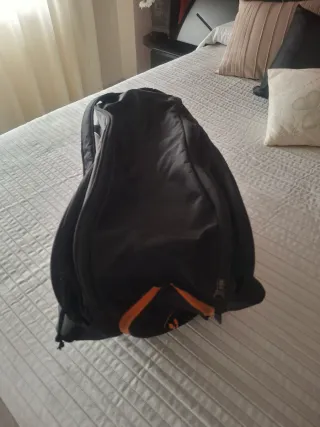 Paletero Boomerang Padel Series Negro Naranja