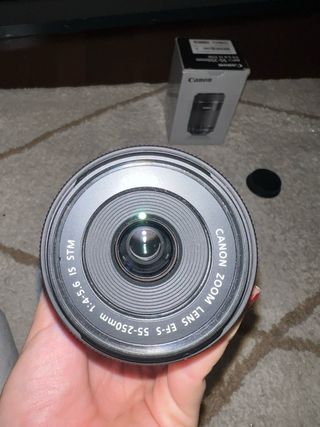 Objetivo Canon EFS 55250mm f/45.6 IS STM