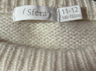 Jersey Unicornio Beige y Rosa - Talla 11/12