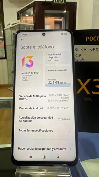 Poco X3 NFC 128GB Gris Especial 6GB RAM