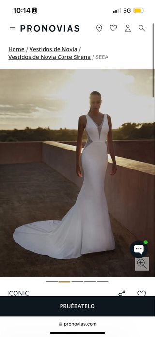 Vestido novia Pronovias