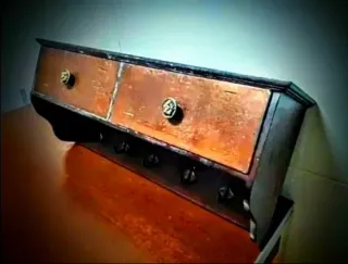 Cajonera/perchero volada MADERA MACIZA RUSTICA