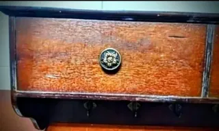 Cajonera/perchero volada MADERA MACIZA RUSTICA