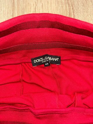 Pantalón deportivo rojo ocre Dolce & Gabbana
