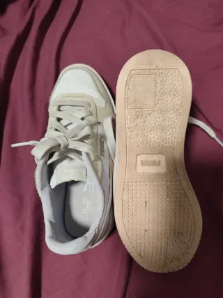 Zapatillas Puma Mujer Talla 38 Rosa Blanco