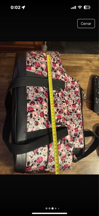 Transportín perro pequeño floral