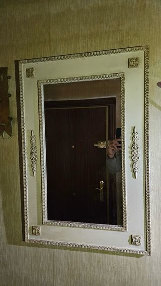 Recibidor y espejo antiguo años 70