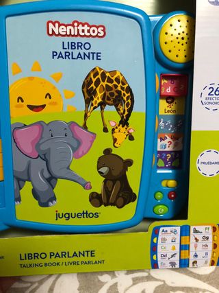 Libro Parlante Nenittos con actividades nuevo bebe