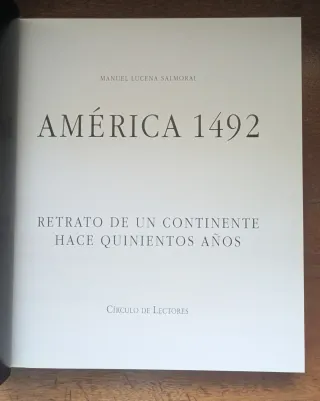 América 1492: Retrato de un Continente