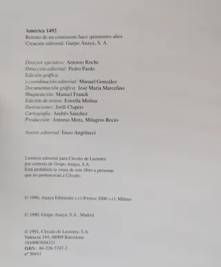 América 1492: Retrato de un Continente