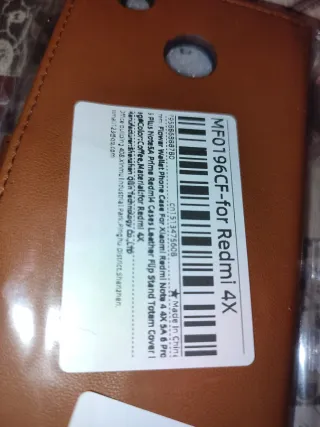 Funda Cartera Xiaomi Redmi Note 4X Marrón