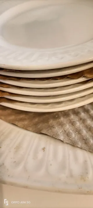 Platos de postre de cerámica