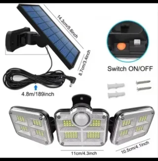 2 Focos Solares LED