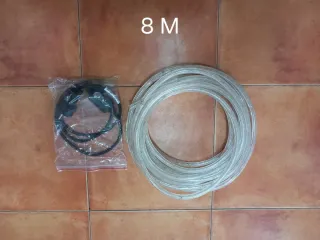 Cuerda de luces LED transparente