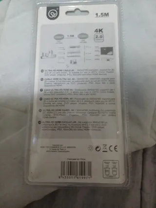 Cable HDMI ExtroStor 1.5M 4K Ultra HD