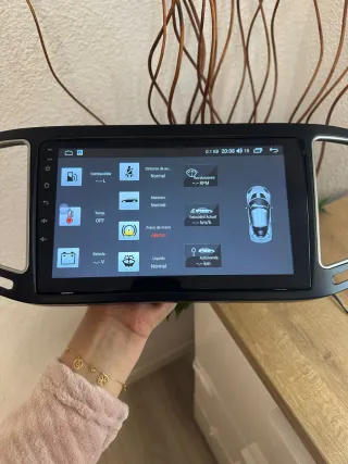 Pantalla radio de coche para Volkswagen Sharan
