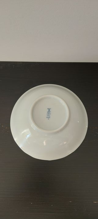 12 Cuencos Porcelana Blue Peacock Collection