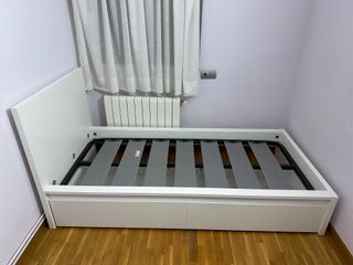 Estructura de cama con cajones y somier Ikea Malm