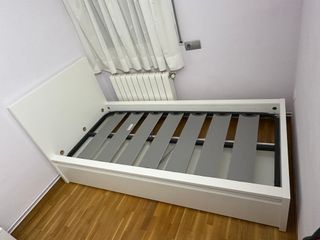 Estructura de cama con cajones y somier Ikea Malm