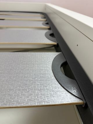 Estructura de cama con cajones y somier Ikea Malm