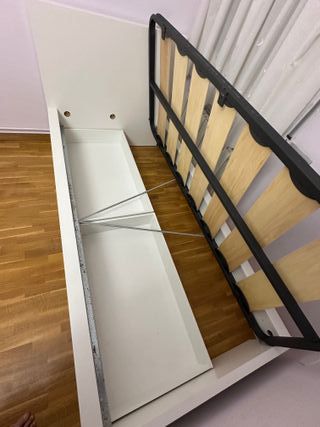 Estructura de cama con cajones y somier Ikea Malm
