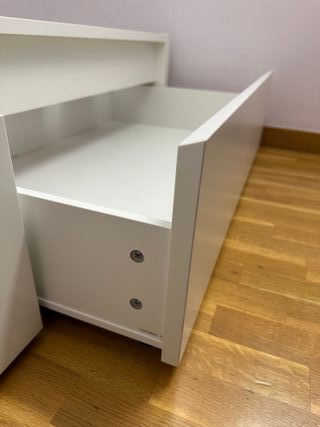 Estructura de cama con cajones y somier Ikea Malm