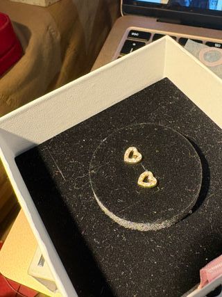 Pendientes Corazón Dorados