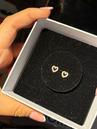 Pendientes Corazón Dorados