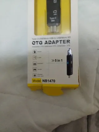 Adaptador OTG Type-C/USB/Micro SD