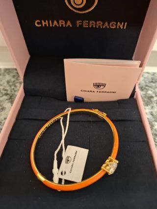 Bracciale Chiara Ferragni Arancione e Oro